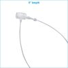 SSWBasics 5 inch Clear Manual Security Loop Tagging Fasteners - Pack of 1000- Clear Durable-4