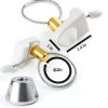 50 Pcs Wine Security Tags, EAS 58Khz Retail Anti-Theft System Retractable Strap for Wine Bottle Anti-Theft Lock Security Wine Bottle Tags Retail Anti-Theft Equipment Accessories (White)-3