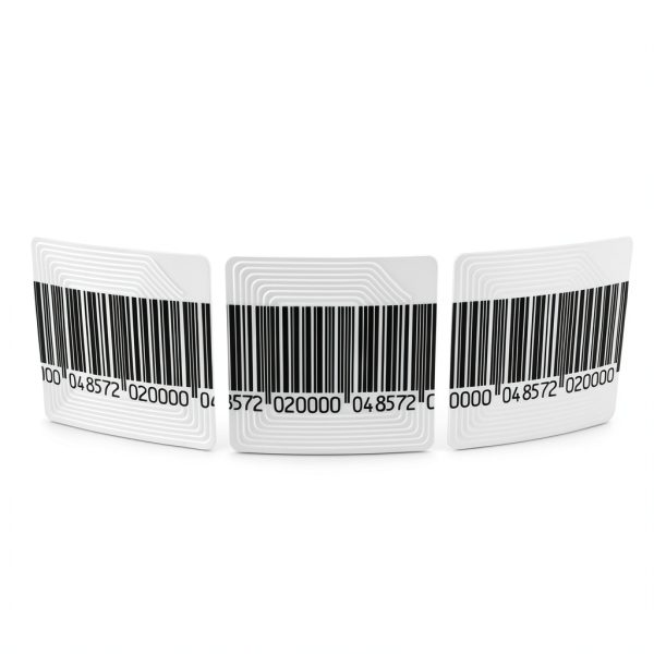 RF 8.2MHz Security Tags by AIDEER – 1000 Pack Labels with Mock Barcode-2