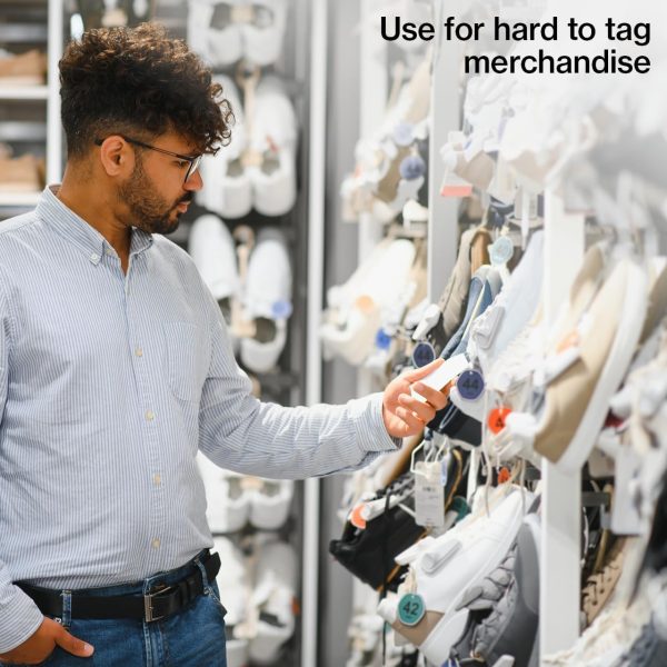 SSWBasics 5 inch Clear Manual Security Loop Tagging Fasteners - Pack of 1000- Clear Durable-3