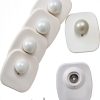 Lontano Anti Theft Retail Tag EAS 8.2MHz Hard Tag 100 Pack White-0