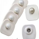 Lontano Anti Theft Retail Tag EAS 8.2MHz Hard Tag 100 Pack White-0