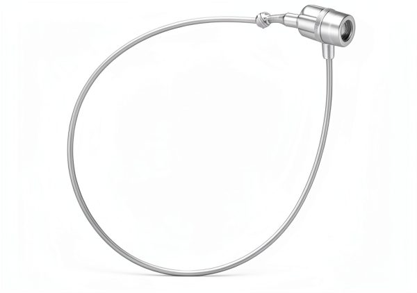 SSWBasics 5 inch Clear Manual Security Loop Tagging Fasteners - Pack of 1000- Clear Durable-0