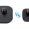 RF 8.2Mhz Large Black Clothing Security Tags (100PCS with Pins) ABS Retail Anti-Theft Alarm Tags, Checkpoint Compatible Shop Security Equipment-1