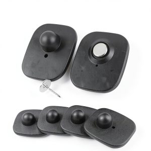 1000Pcs Security Tags with Pins 8.2MHz Hard Tag for Clothing(Black)-0