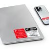 Stop Security Plate Anti-Theft Tag with 24/7 Recovery – STOP Silver-0