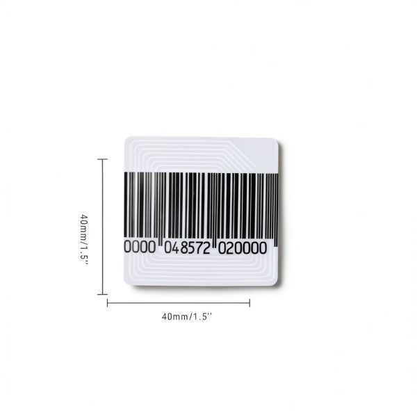 RF 8.2MHz Security Tags by AIDEER – 1000 Pack Labels with Mock Barcode-3