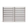 ALL-TAG AM Labels Plain White Security Stickers Compatible with Sensormatic Systems, 5,000 per case-1